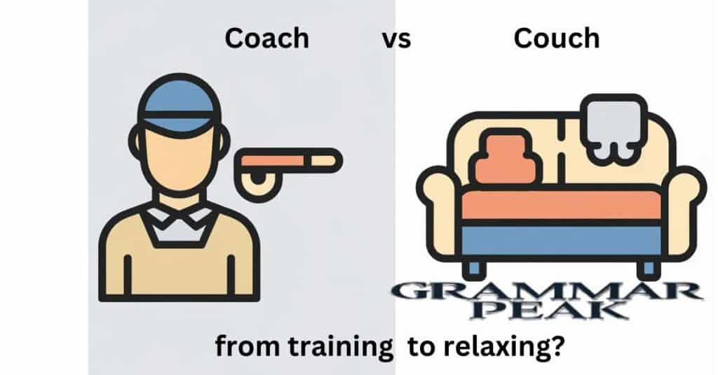 Coach vs Couch Definitions, Differences, and Examples