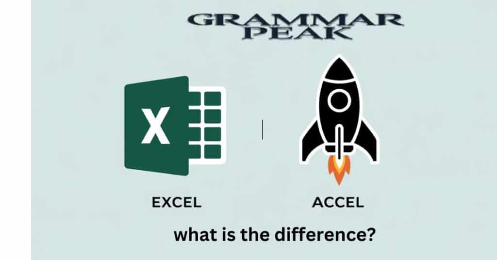 Excel or Accel What is the Correct Spelling