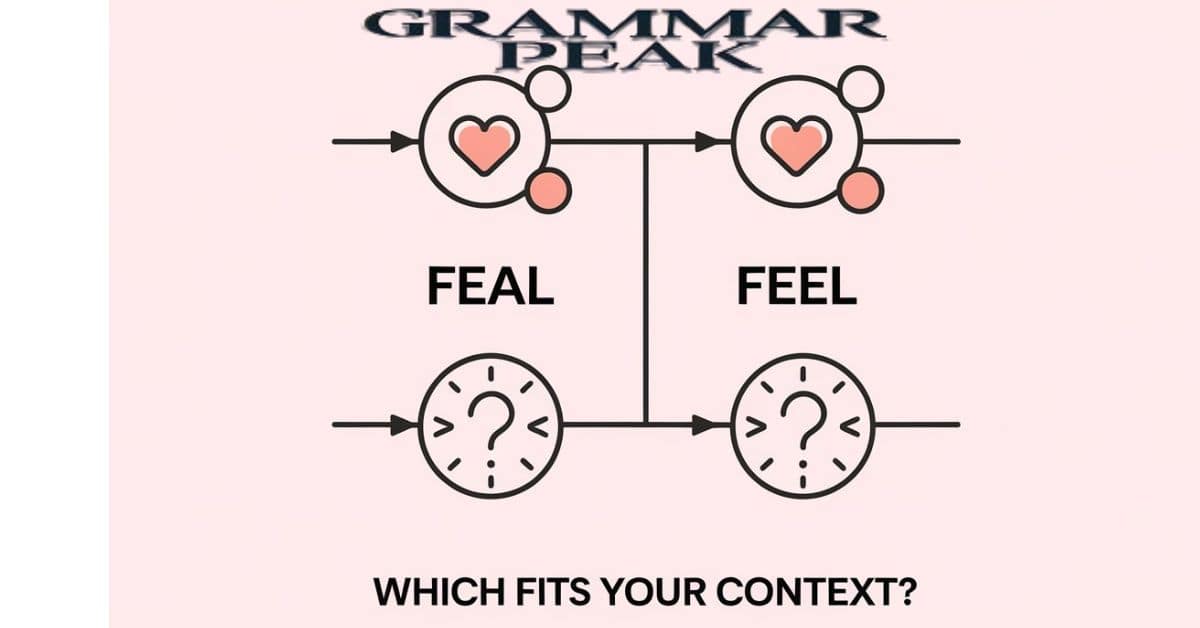 Feal vs Feel Which One Should You Use