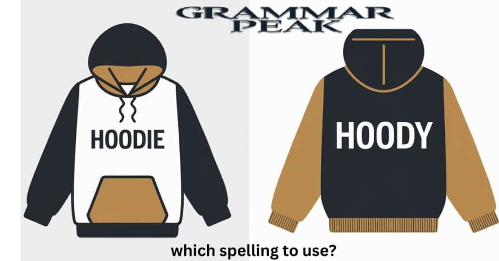 Hoodie or Hoody Choosing the right spelling 