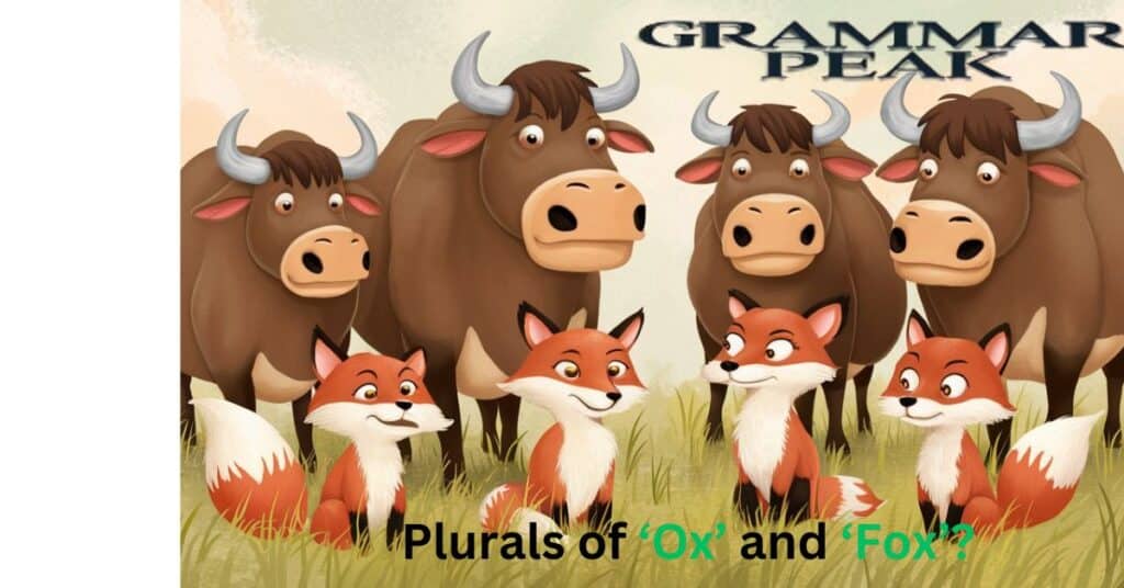 What Are the Plurals of ‘Ox’ and ‘Fox’ Why ‘Oxen’ and ‘Foxes’