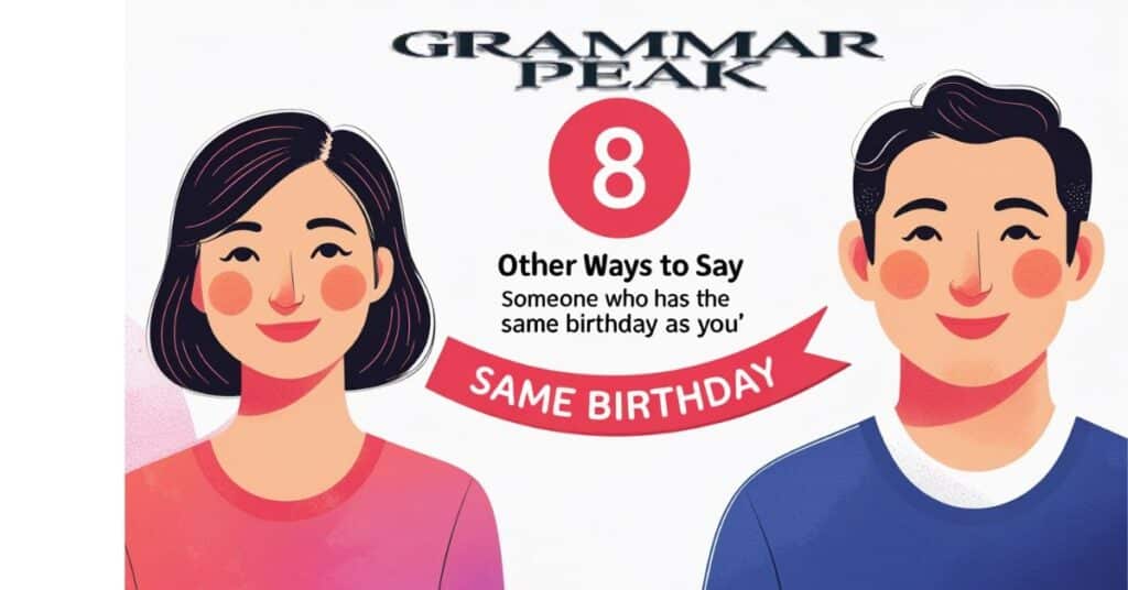 8 Other Ways to Say “Someone Who Has the Same Birthday as You”